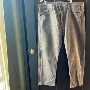 Levi’s 501 sz 42x30 gray button fly jeans.